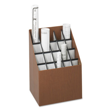 Safco® Corrugated Roll Files, 20 Compartments, 15w X 12d X 22h, Woodgrain freeshipping - TVN Wholesale